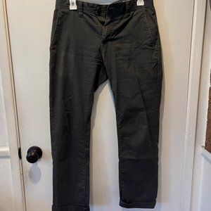 VOLCOM Men's Frickin Modern Stretch Chino Pants - Charcoal Heather SIZE 29